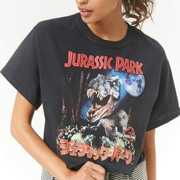 jurassic park crop top forever 21